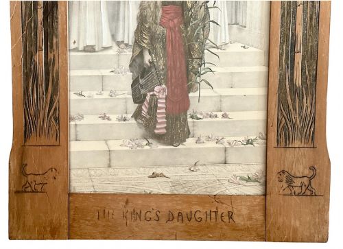 PHOTOGRAVURE OF THE KINGS DAUGHTER BY HERBERT GUSTAVE SCHMALTZ - ADDITIONAL PHOTO 4