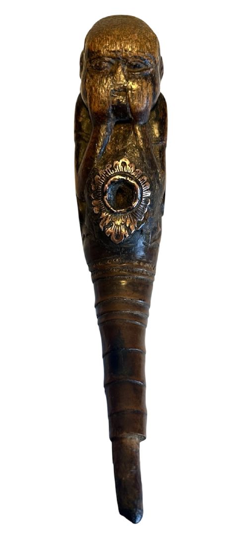 18TH CENTURY CHINESE BAMBOO PIPE - ADDITIONAL PHOTO 1