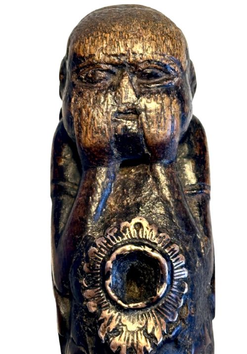 18TH CENTURY CHINESE BAMBOO PIPE - ADDITIONAL PHOTO 2