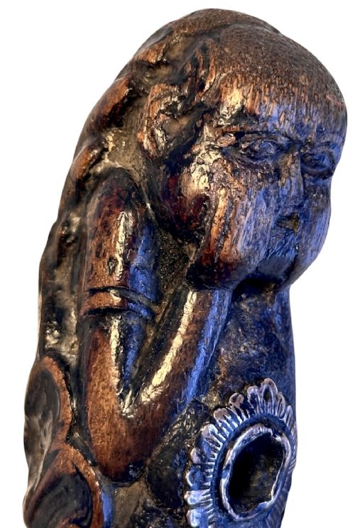 18TH CENTURY CHINESE BAMBOO PIPE - ADDITIONAL PHOTO 4