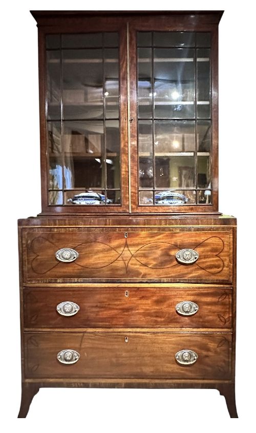 Regency Secretaire Bookcase