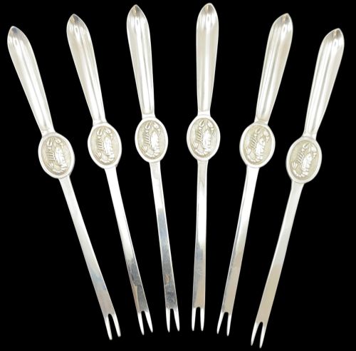 Silver Plated Lobster Forks