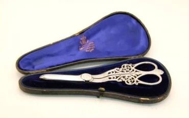 Silver Grape Scissors