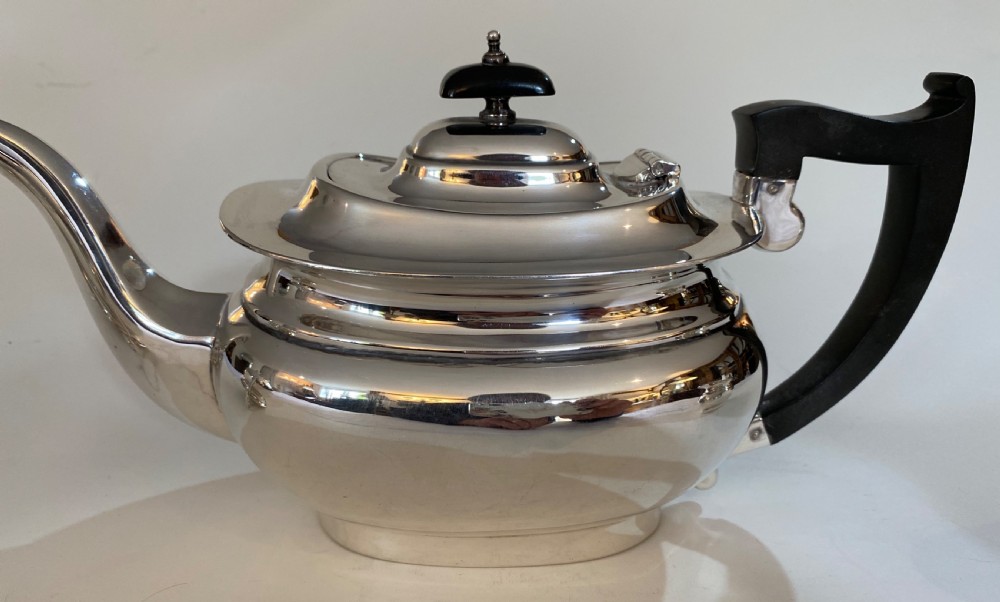 Silver 3 Piece Tea Set.  Sheffield 1930 View II
