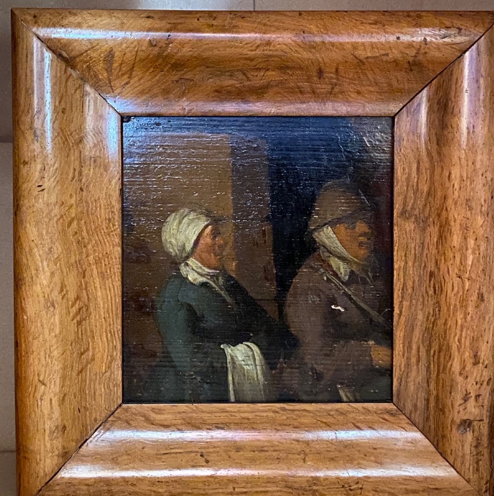 Antique Oil on Panel Attributed to Jooste Corneliesz Droogsloot (1586-1666)