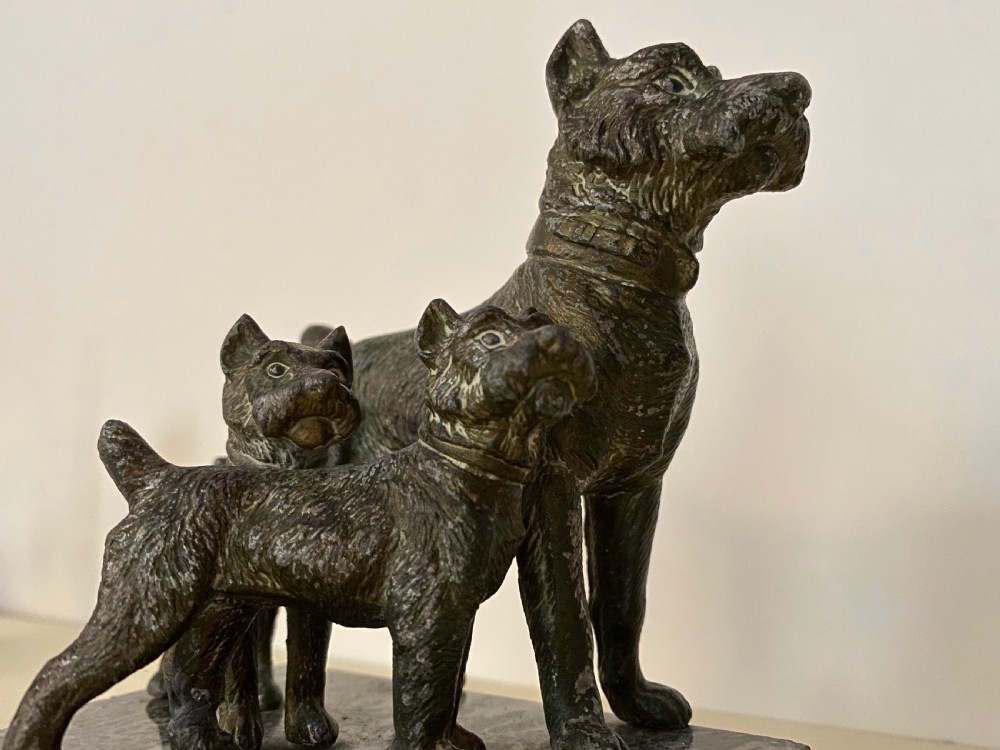  Spelter Bookends. French. Circa 1860 View V