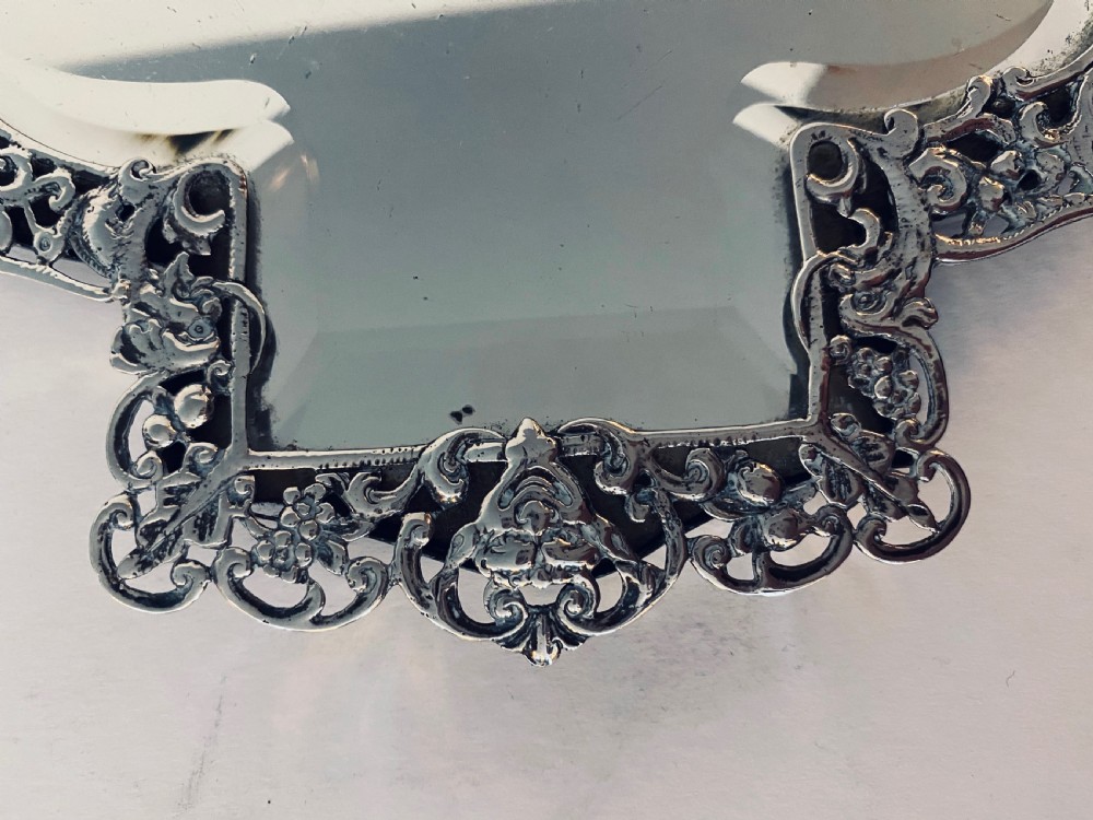 Silver Framed Hand Mirror. London 1889 View VI