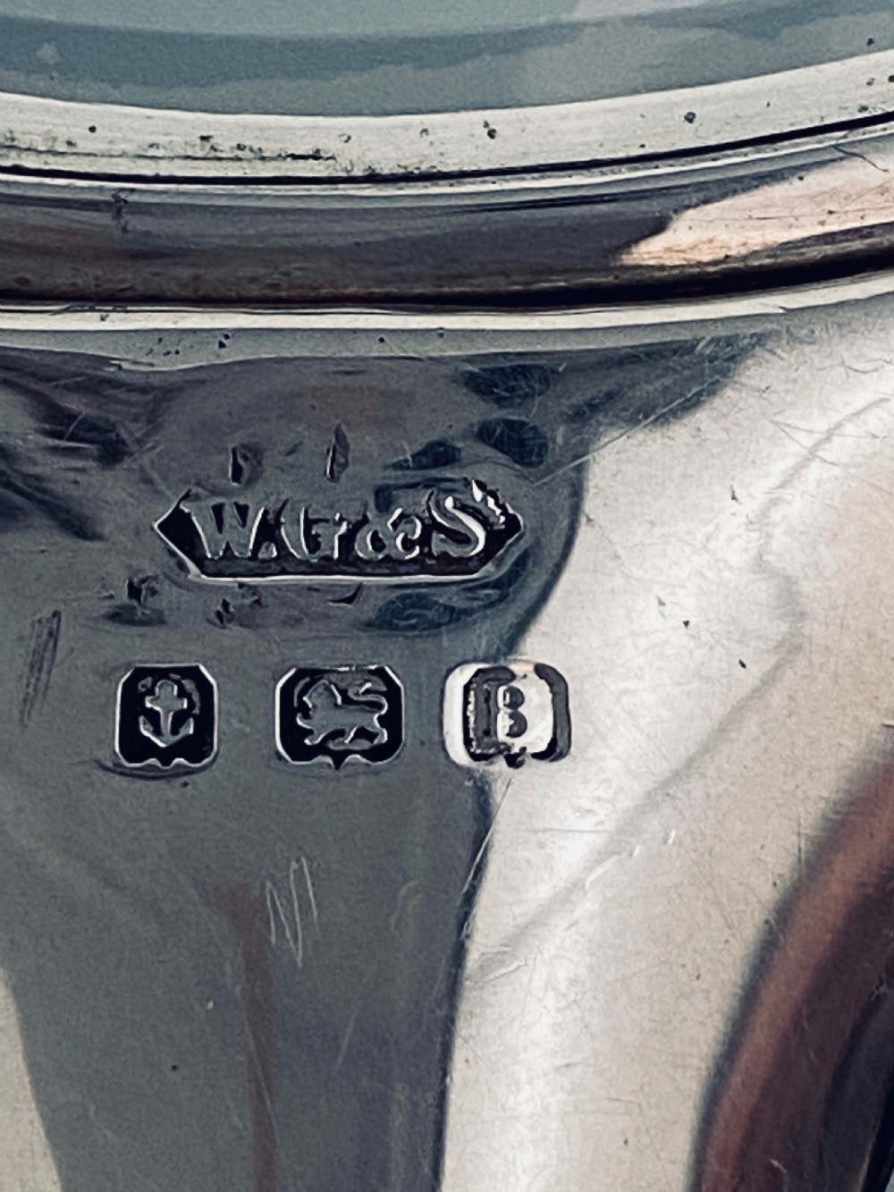 Tortoiseshell and Sterling Silver Hand Mirror  View III