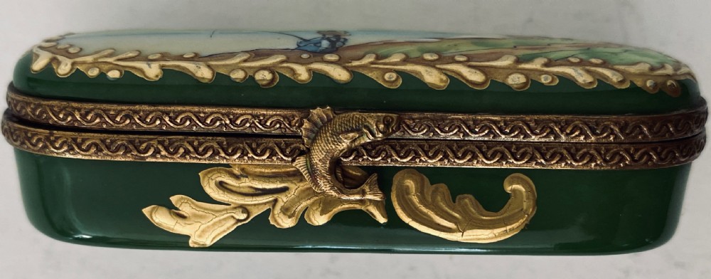 Limoges Hand Painted Pillbox View II