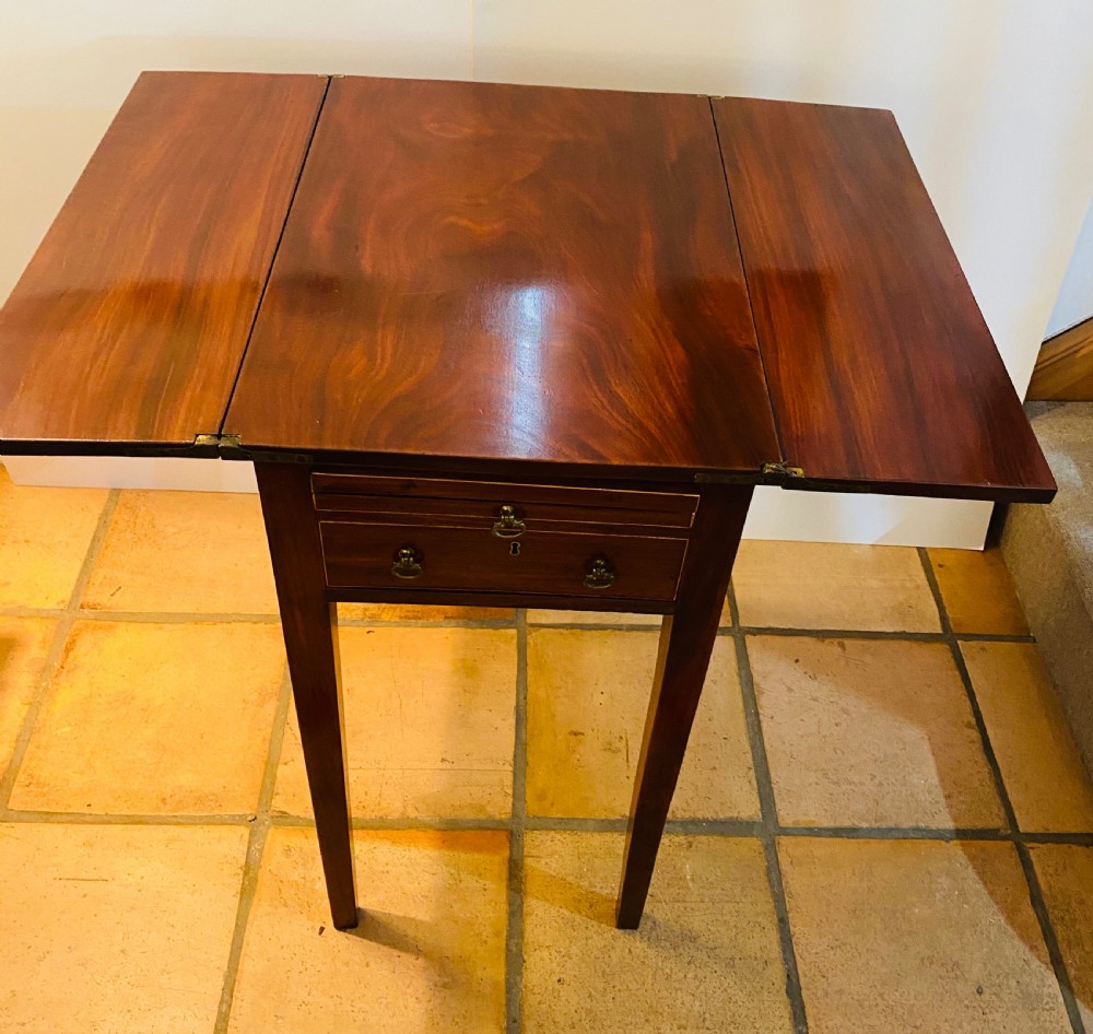 Regency Mahogany Work Table View IV
