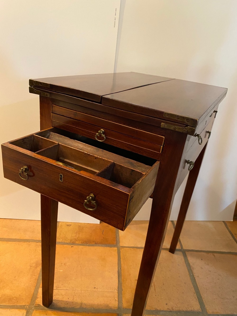 Regency Mahogany Work Table View VIII