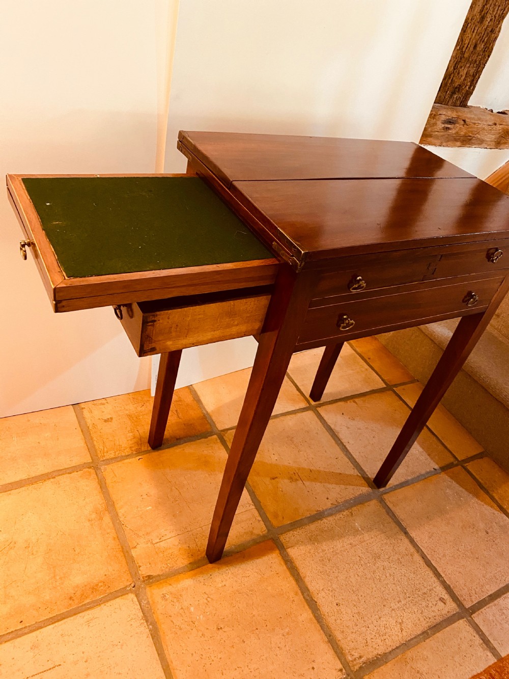 Regency Mahogany Work Table View IX
