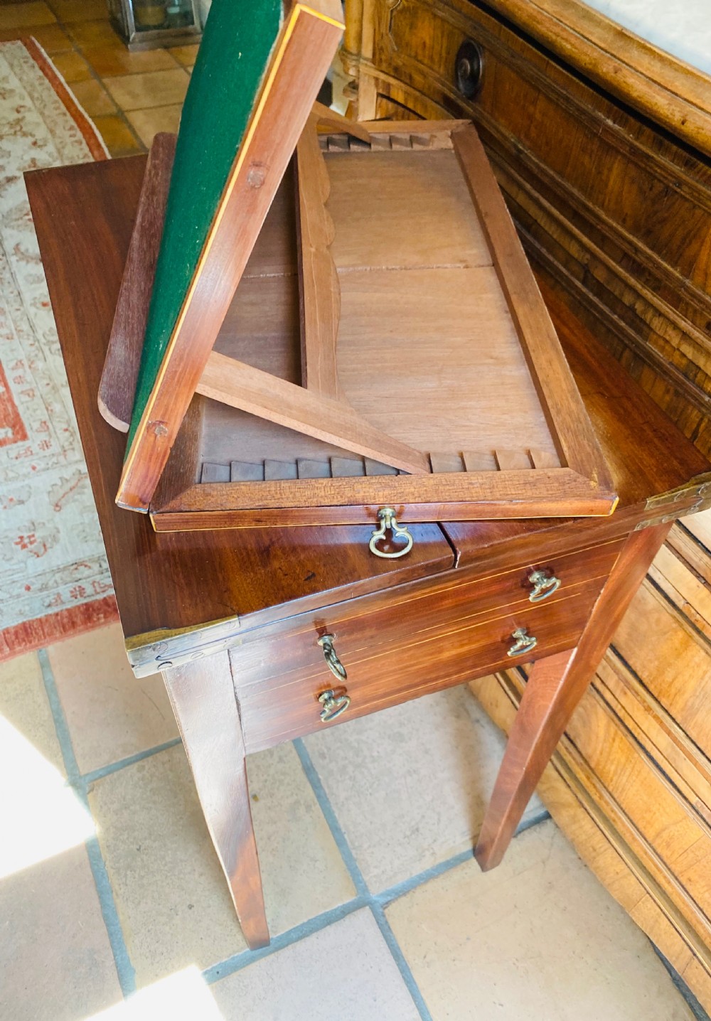 Regency Mahogany Work Table View X