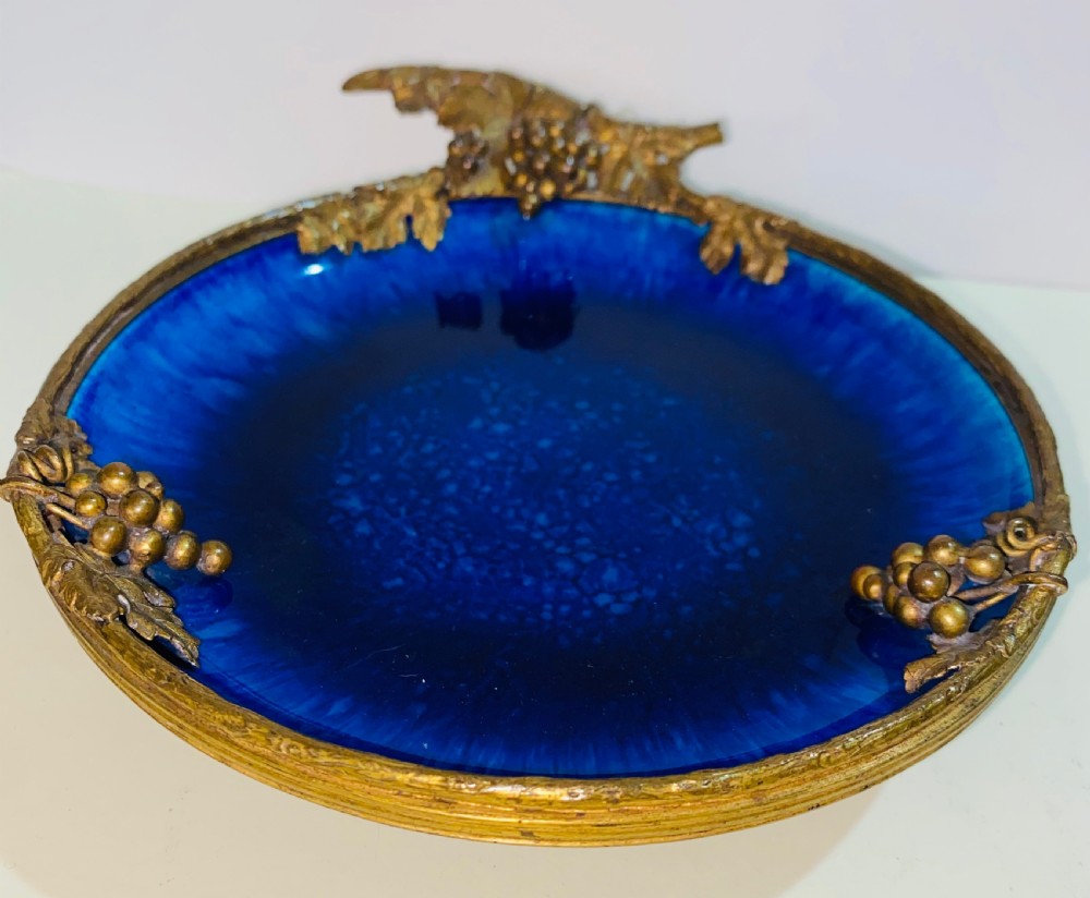 Sévres Faience and Omolu Mounted Dish.Late 19th Century View V