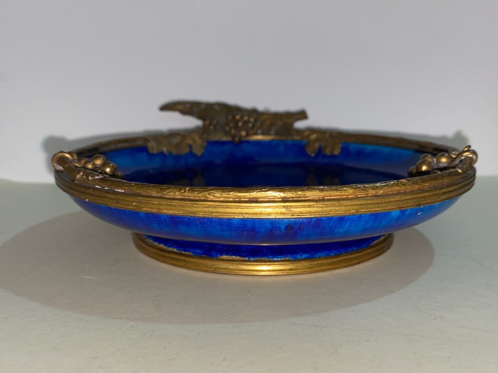Sévres Faience and Omolu Mounted Dish.Late 19th Century View VI