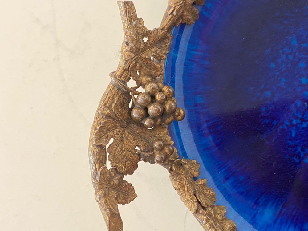 Sévres Faience and Omolu Mounted Dish.Late 19th Century View IX