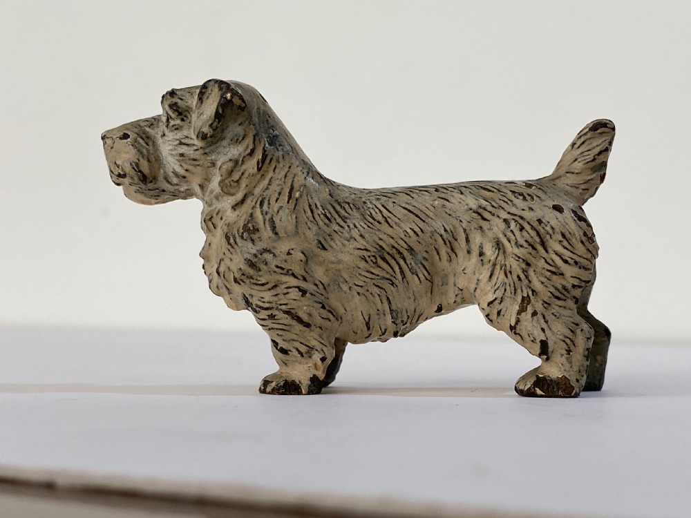 Austrian Cold Painted Bronze Dog. Late 19th century. View VI