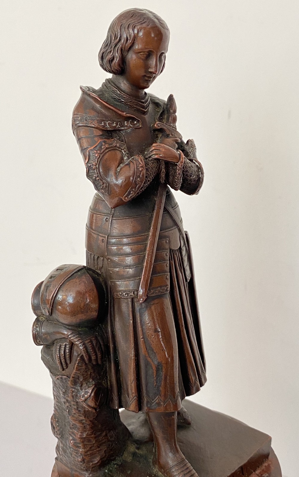 French Bronze of Jeanne d'Arc. 19th century View X