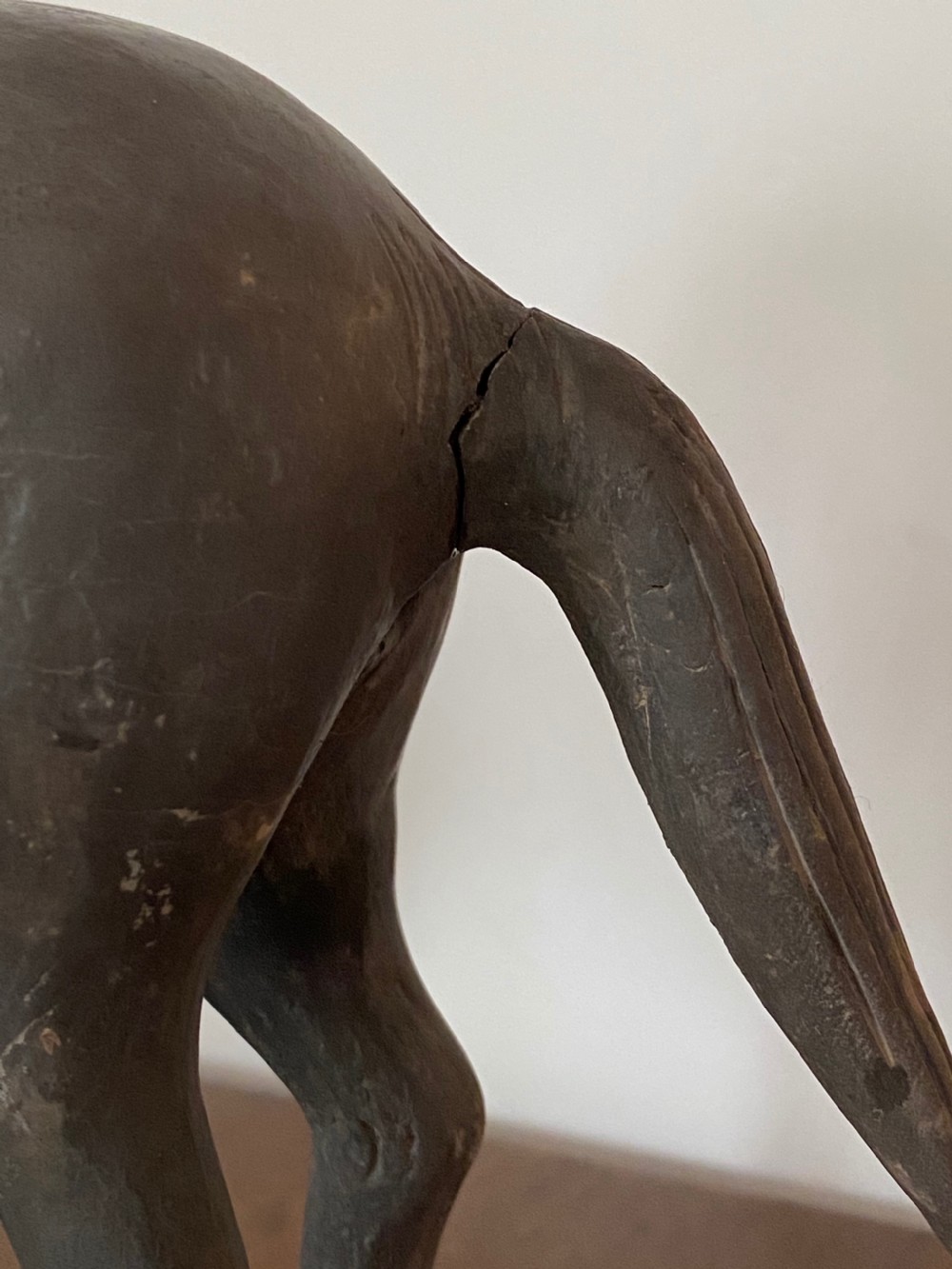 Pair of Yuan or Early Ming Terracotta bHorses. View VII