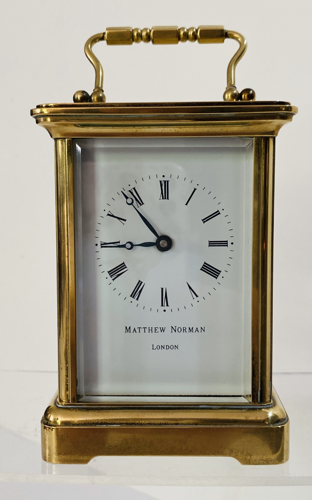 English Carriage Clock by Matthew Norman, London.