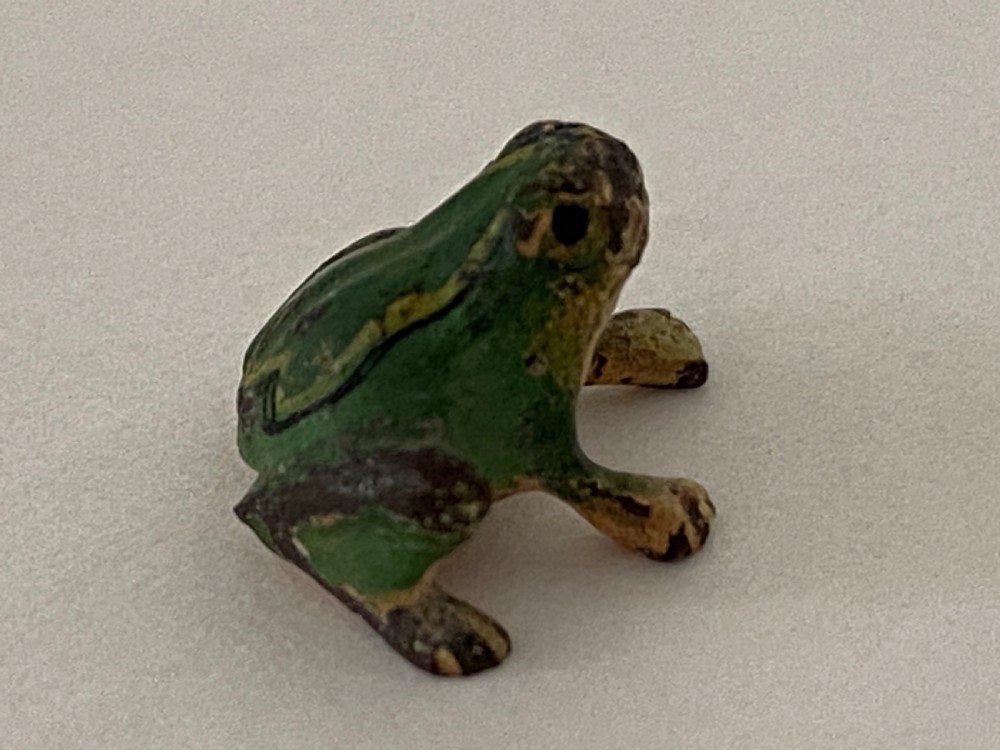 Collection of Dolls House Miniature Cold painted bronze animals. Late 19th century. View VI