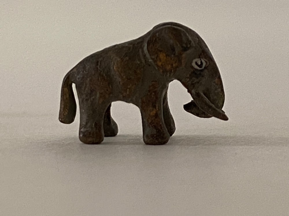 Collection of Dolls House Miniature Cold painted bronze animals. Late 19th century. View XIII