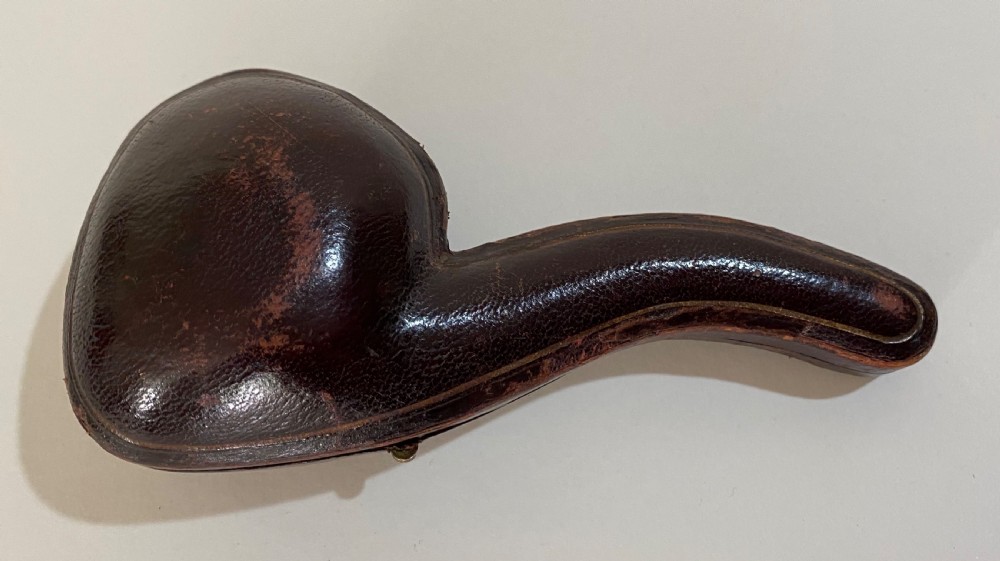 Meerchaum Pipe with Amber and Ebony. 19th Century. View III