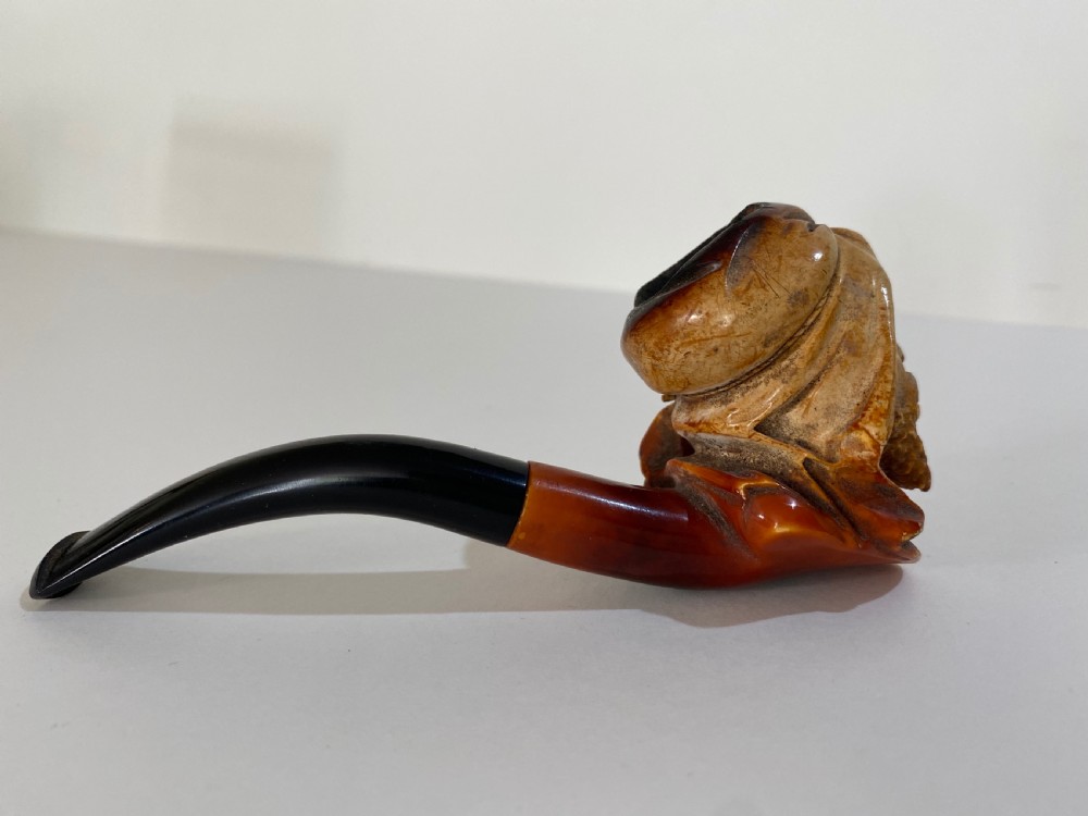 Meerchaum Pipe with Amber and Ebony. 19th Century. View VII