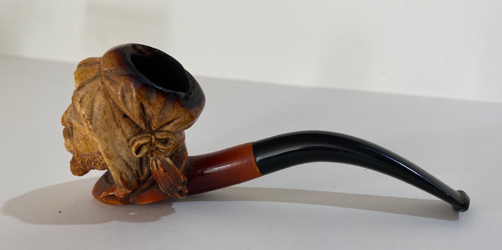 Meerchaum Pipe with Amber and Ebony. 19th Century. View VIII
