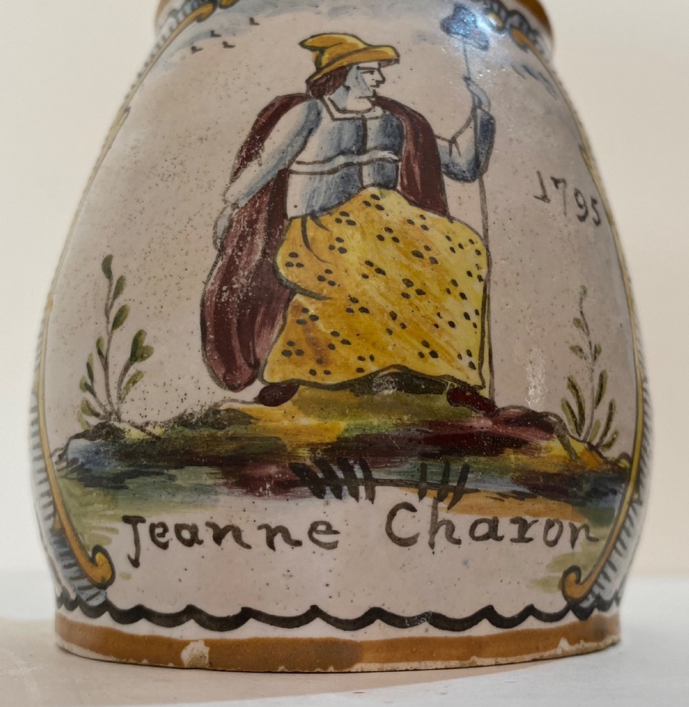 18th Century French  Delft Jug. View III