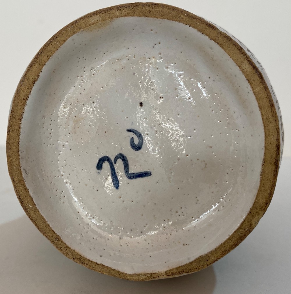 18th Century French  Delft Jug. View VIII