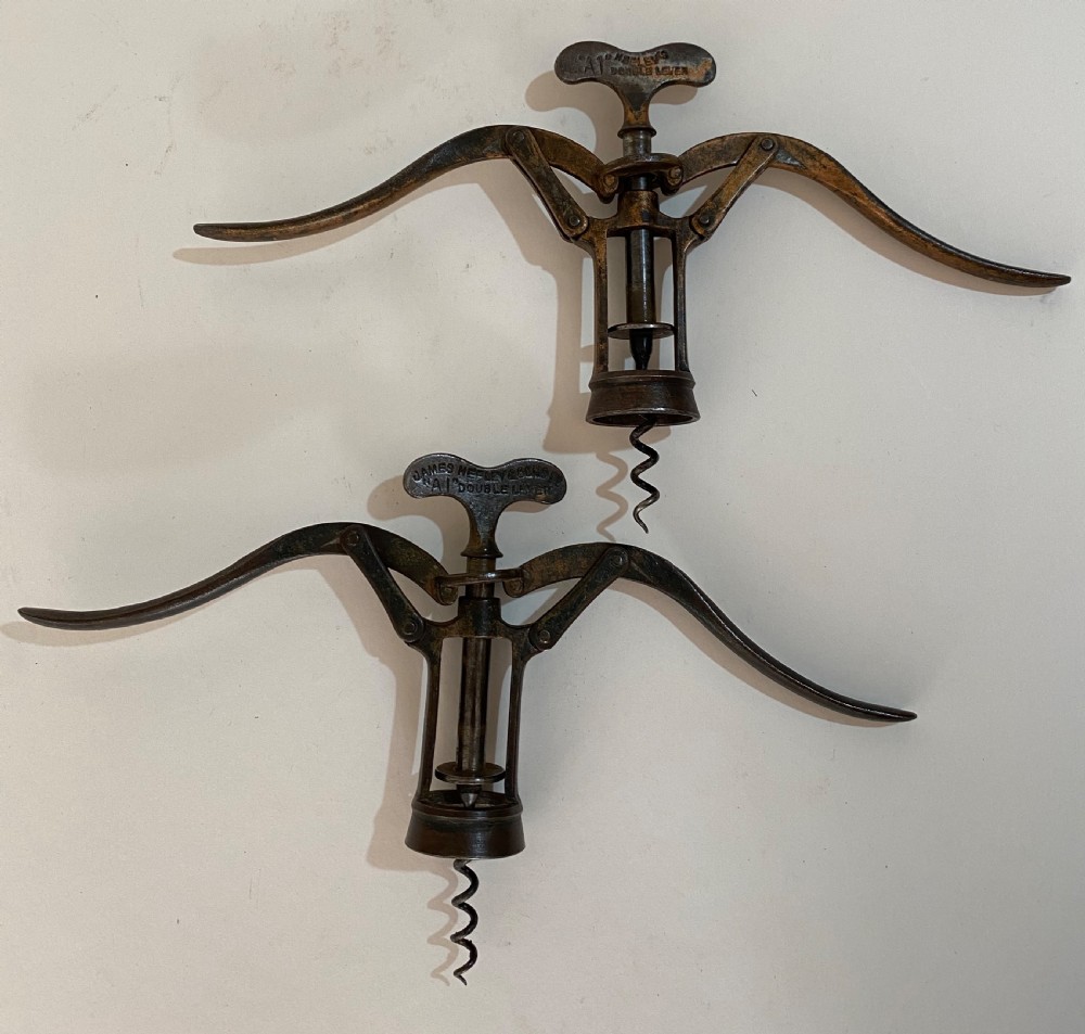 Pair of James Heeley & Sons A1 Double Lever Corkscrews  View II