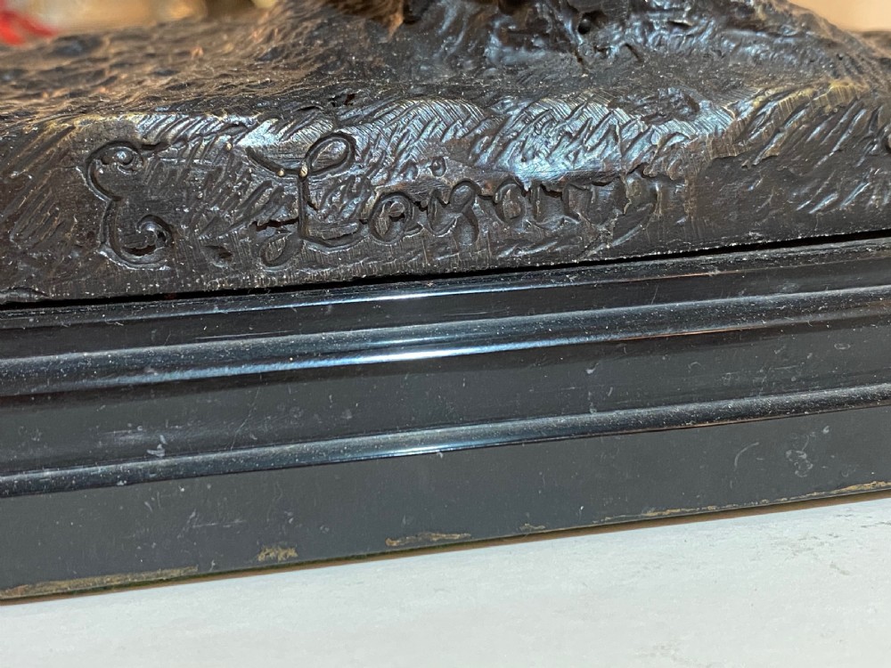 Bronze Horse and Rider Circa 1900 View VI