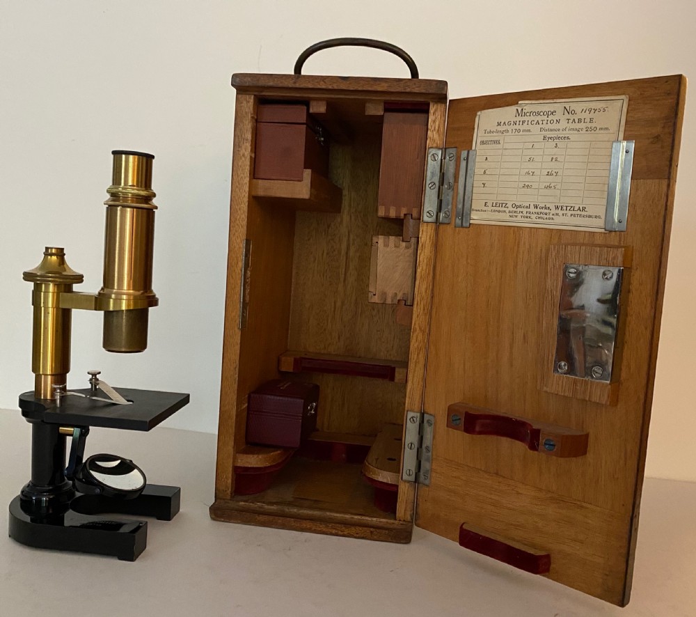 Microscope by Ernst Leitz Wetzlar. Circa 1900 View IX
