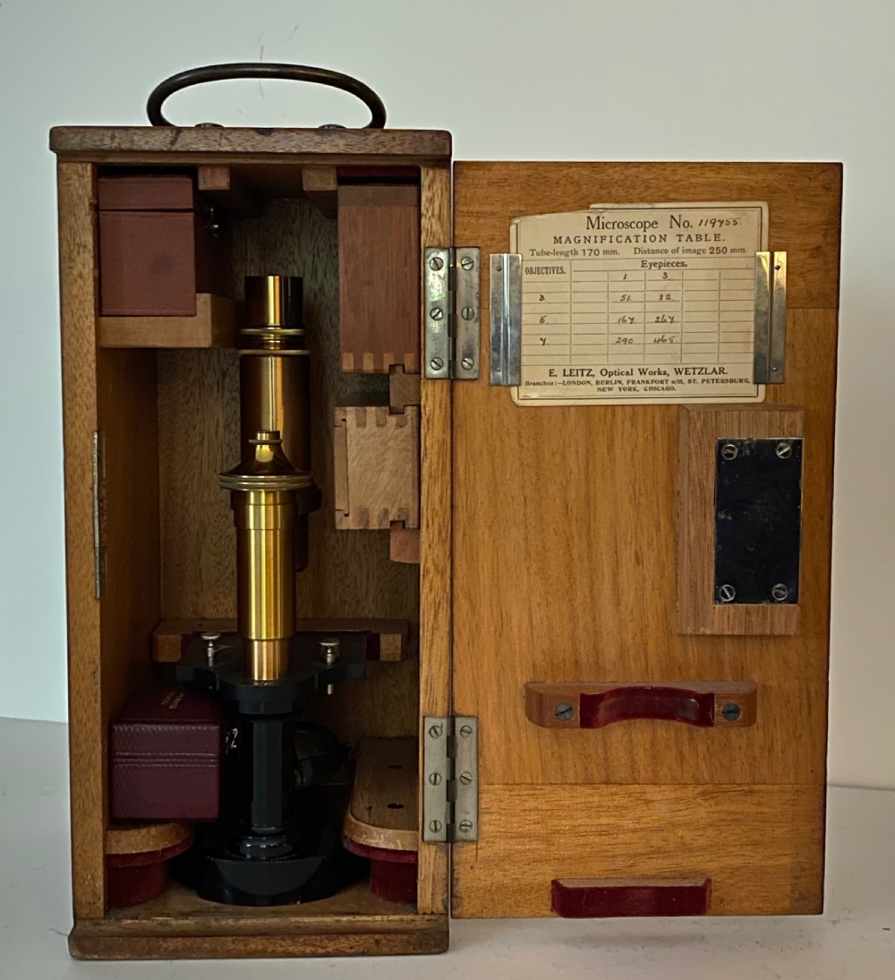 Microscope by Ernst Leitz Wetzlar. Circa 1900 View XIII