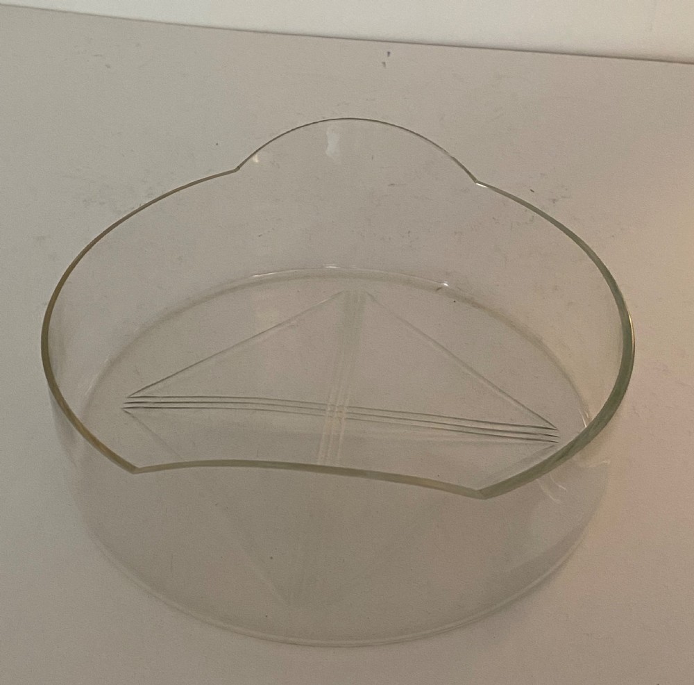 Art Nouveau Silver Plated Container with Glass Interior.  Circa 1910 View V