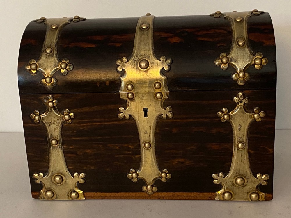 Regency Coromandel Dome Shaped Box.  View II
