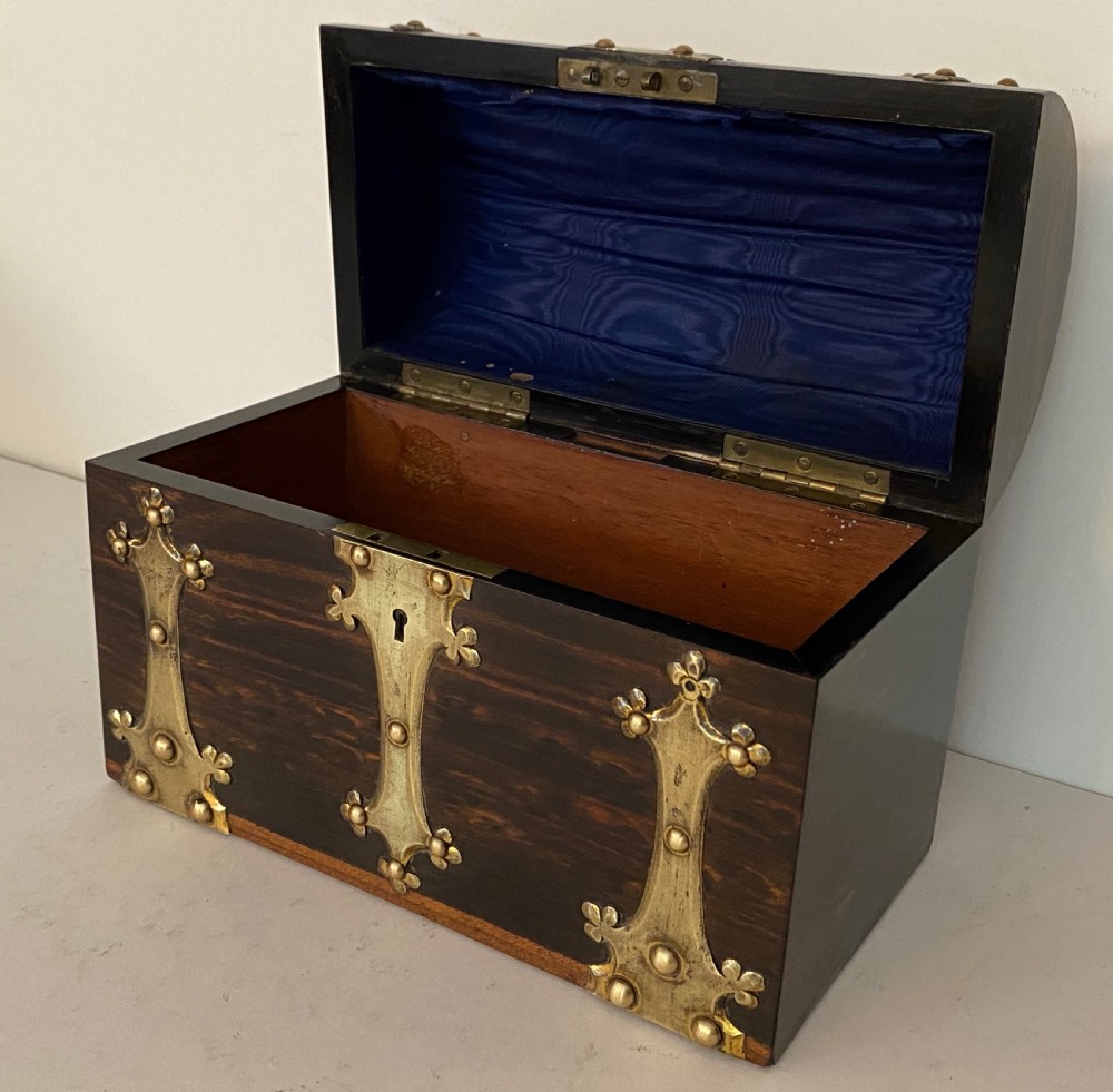 Regency Coromandel Dome Shaped Box.  View IV