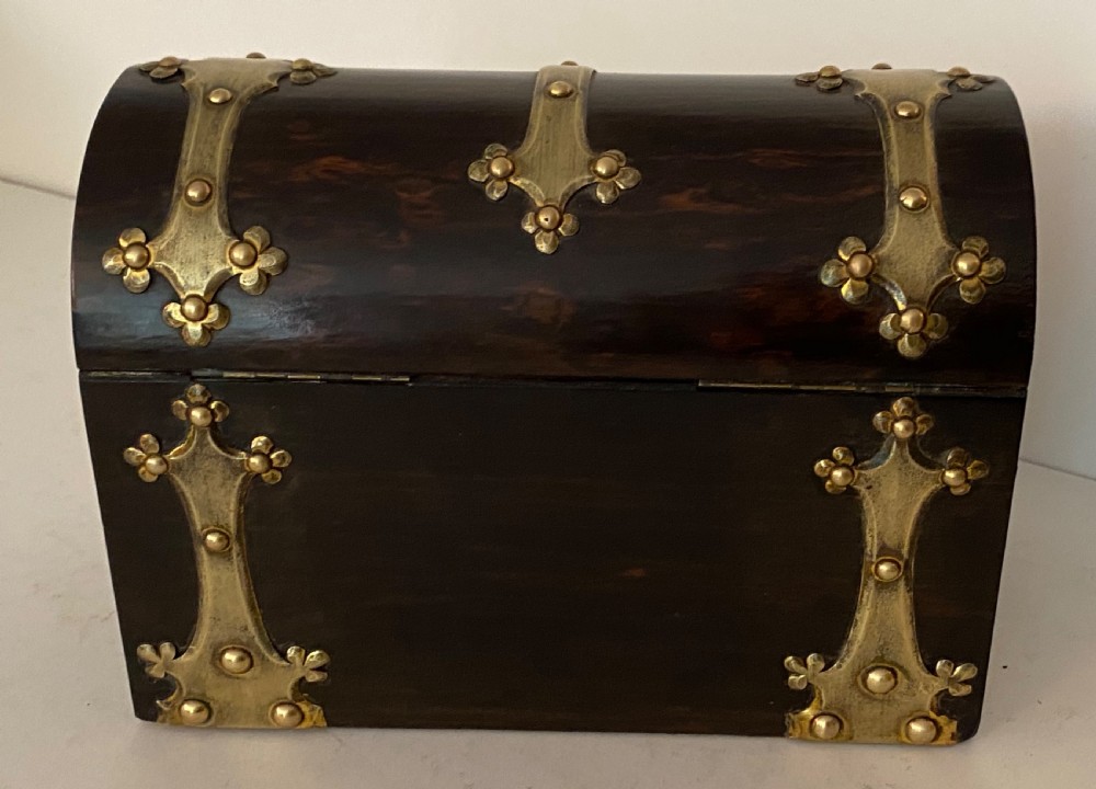 Regency Coromandel Dome Shaped Box.  View V