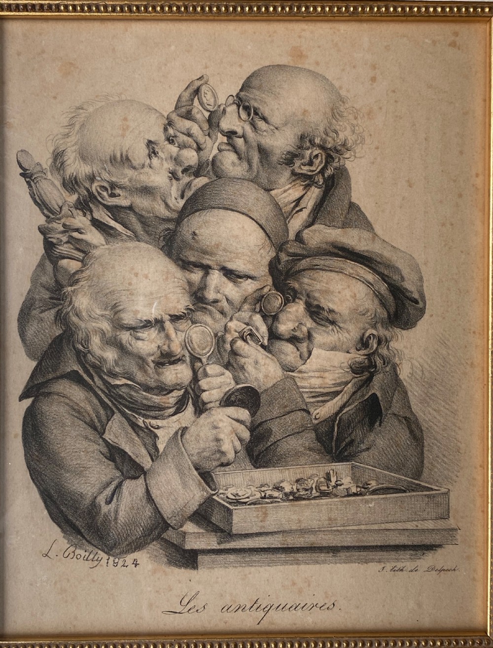 Louis-Leopold Boilly. Three Antique Prints.
