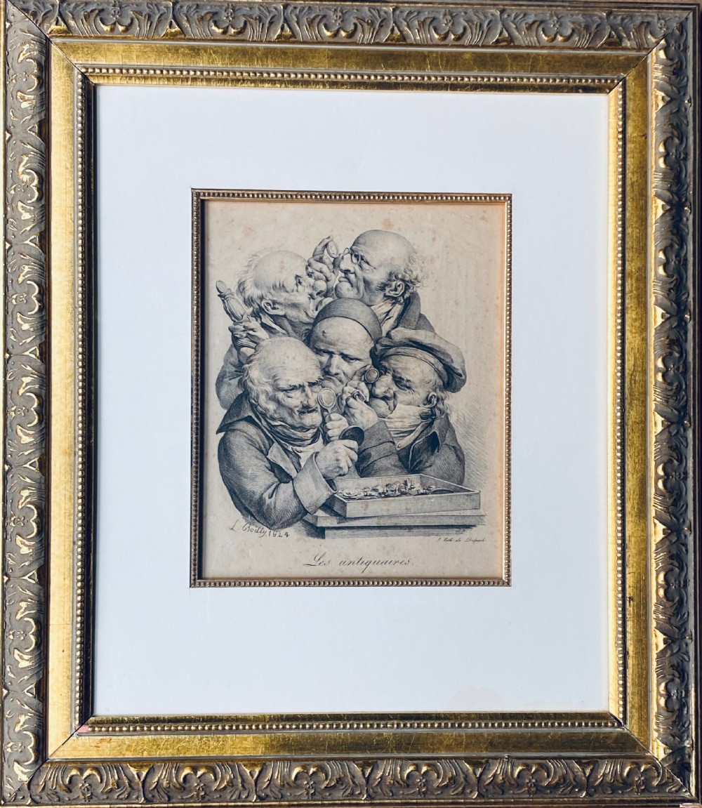 Louis-Leopold Boilly. Three Antique Prints. View V