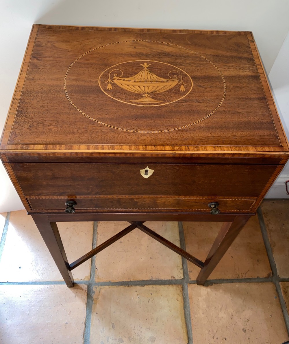 Regency Mahogany Box on Stand. Circa 1820 View III