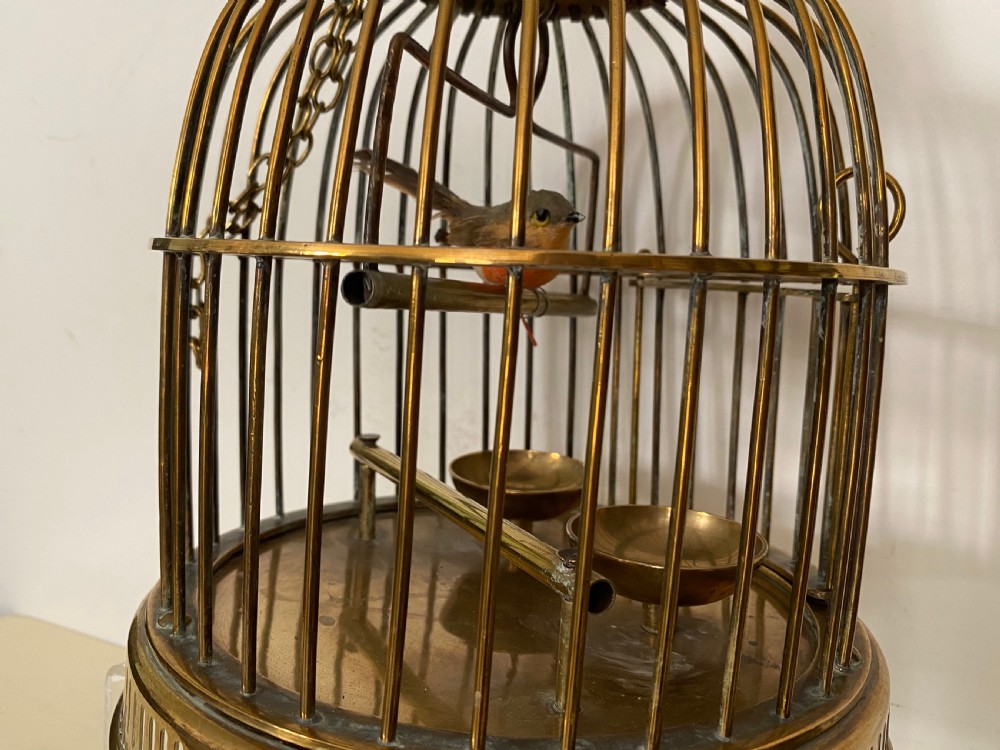 Brass Bird Cage. Circa 1900 View III