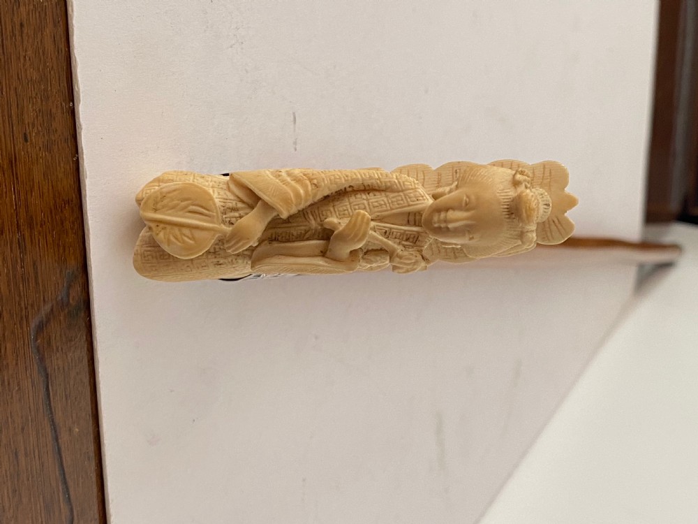 Chinese walking stick. 19th Century. View V