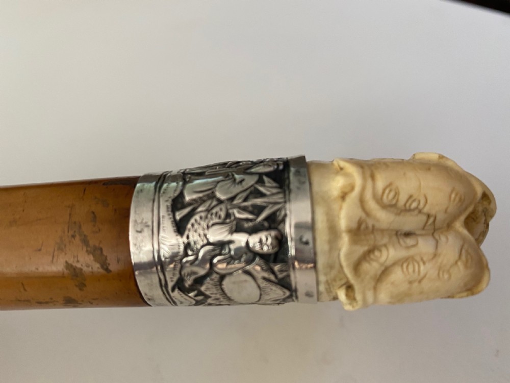 Chinese walking stick. 19th Century. View VII