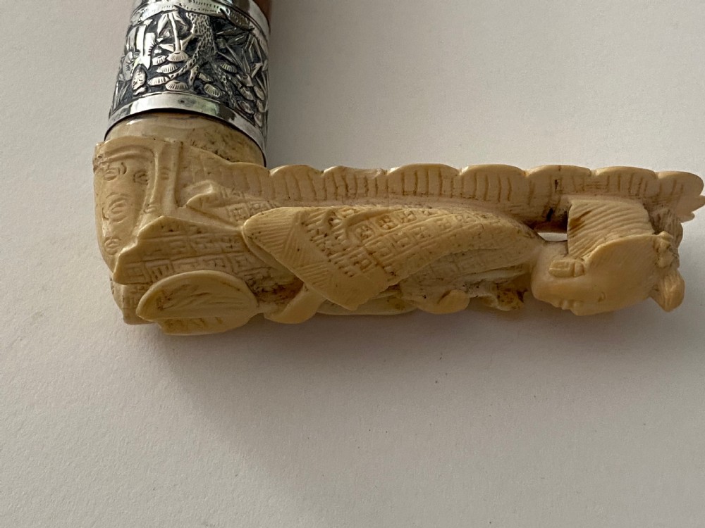 Chinese walking stick. 19th Century. View VIII