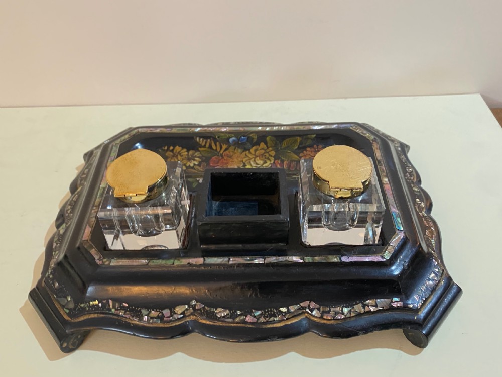 Papier Maché 19th Century Desk Stand View IV