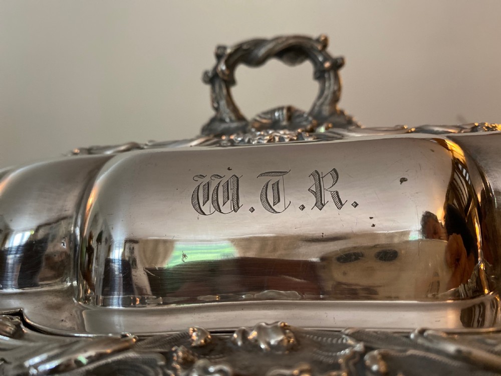 Silver Plated Vegetable Dish and Cover  View II