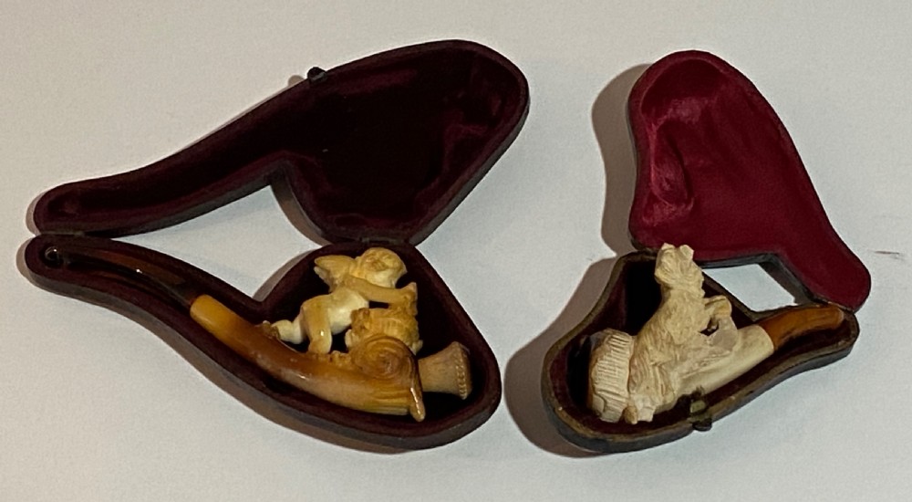 Pair of Meerschaum Cheroot Holders. View II
