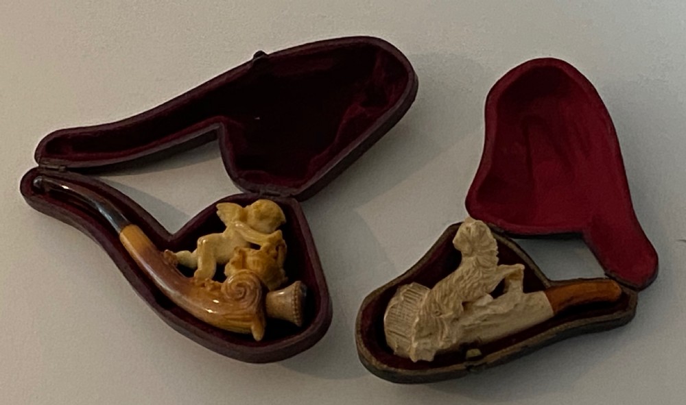 Pair of Meerschaum Cheroot Holders. View IV